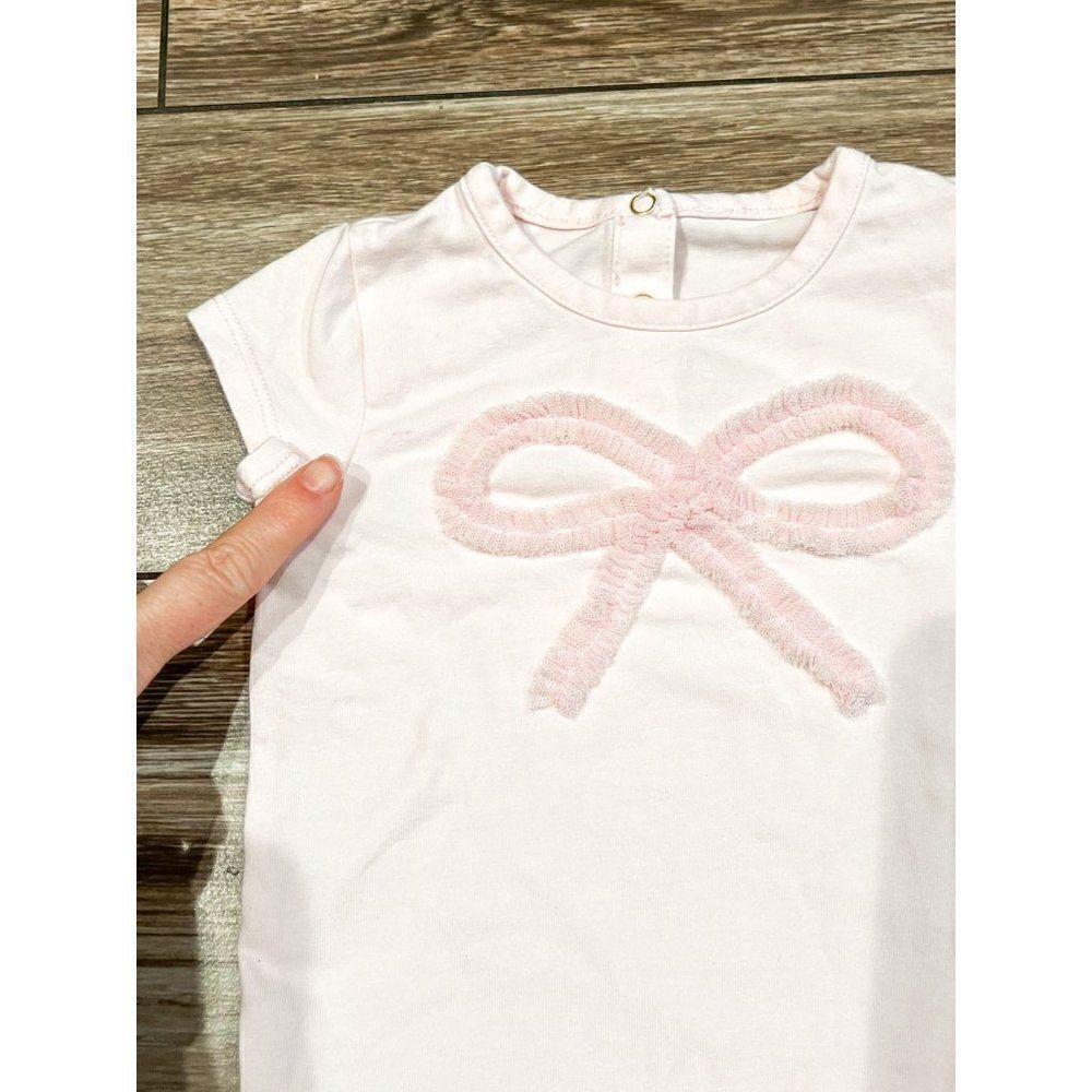 Kate Spade Pink Bow Tee, Size 6M - Picture 2 of 4